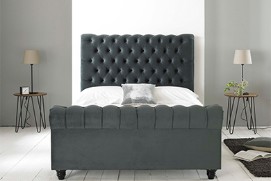 Paris Bed - Grey - Image 2