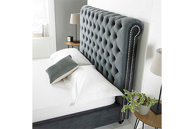 Paris Bed - Grey - Image 3