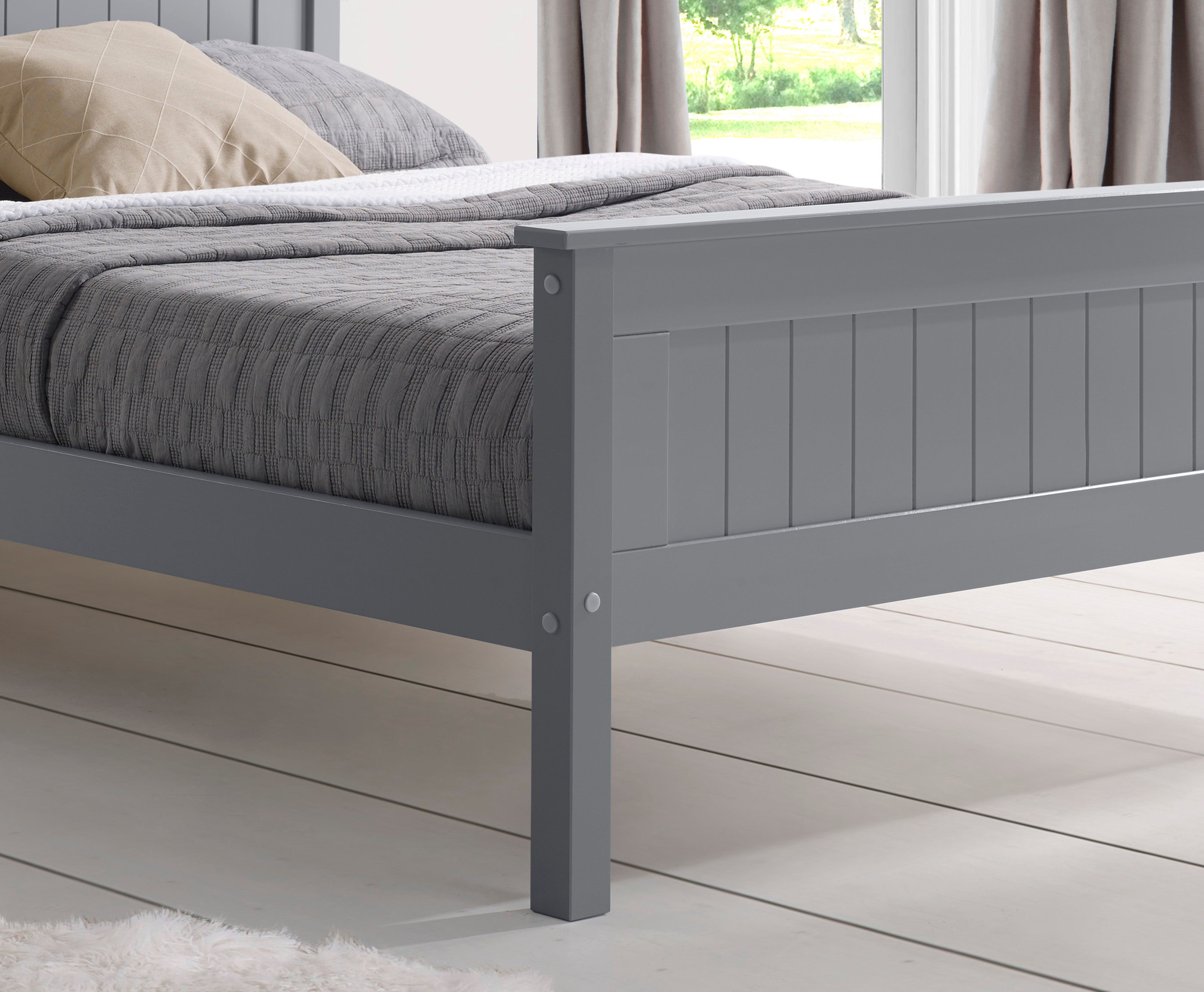 Taurus light Grey H/F Bed - Image 3