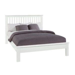 Whitney Wooden white Bed