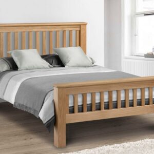 Amsterdam Oak Bed - High Foot End