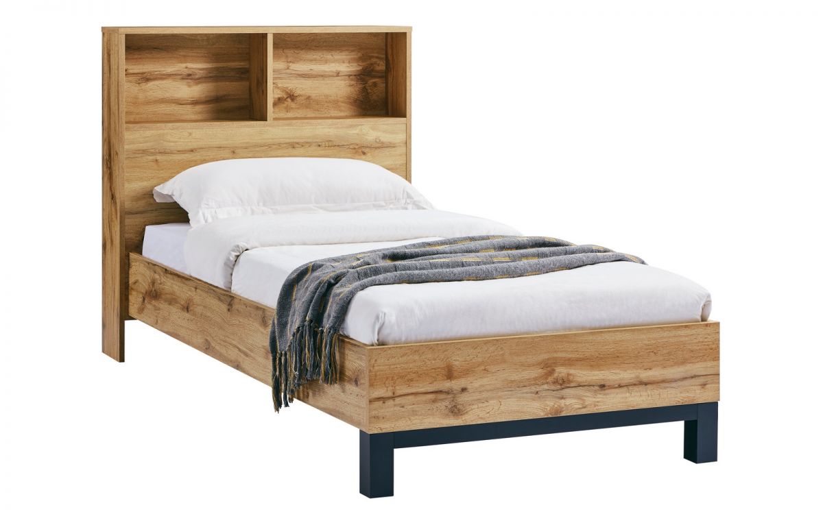 Bali Bookcase Headboard Bed - Image 4