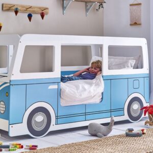 Campervan Bed - Light Blue