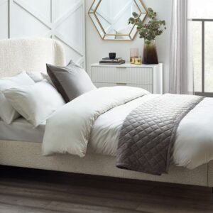 Eden Boucle Bed - Ivory