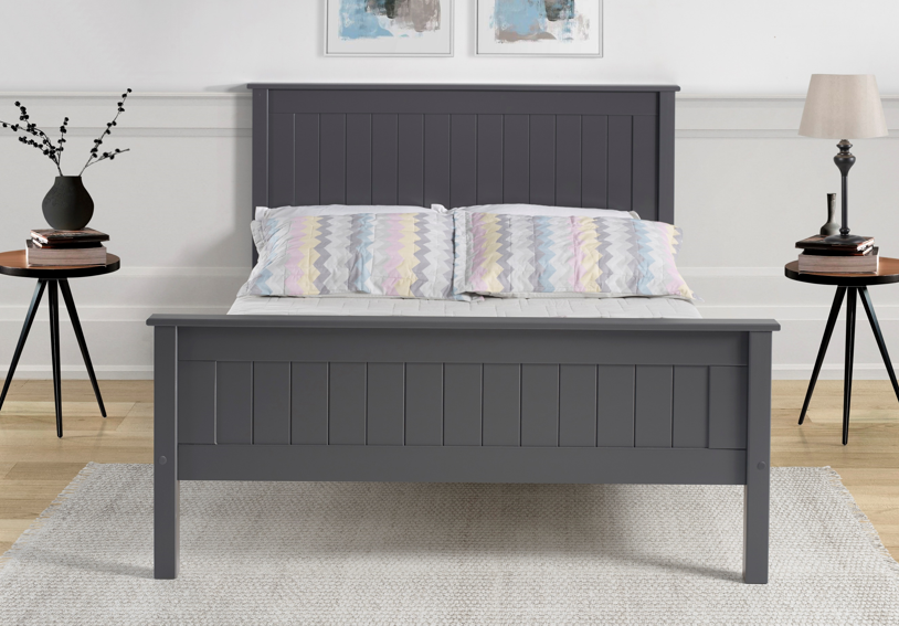 Taurus Dark Grey H/F Bed - Image 2