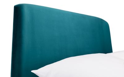 Frida Curved Velvet Bed - Image 8