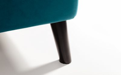Frida Curved Velvet Bed - Image 9