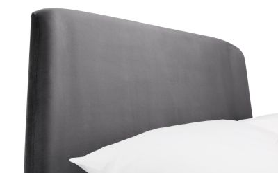 Frida Curved Velvet Bed - Image 5