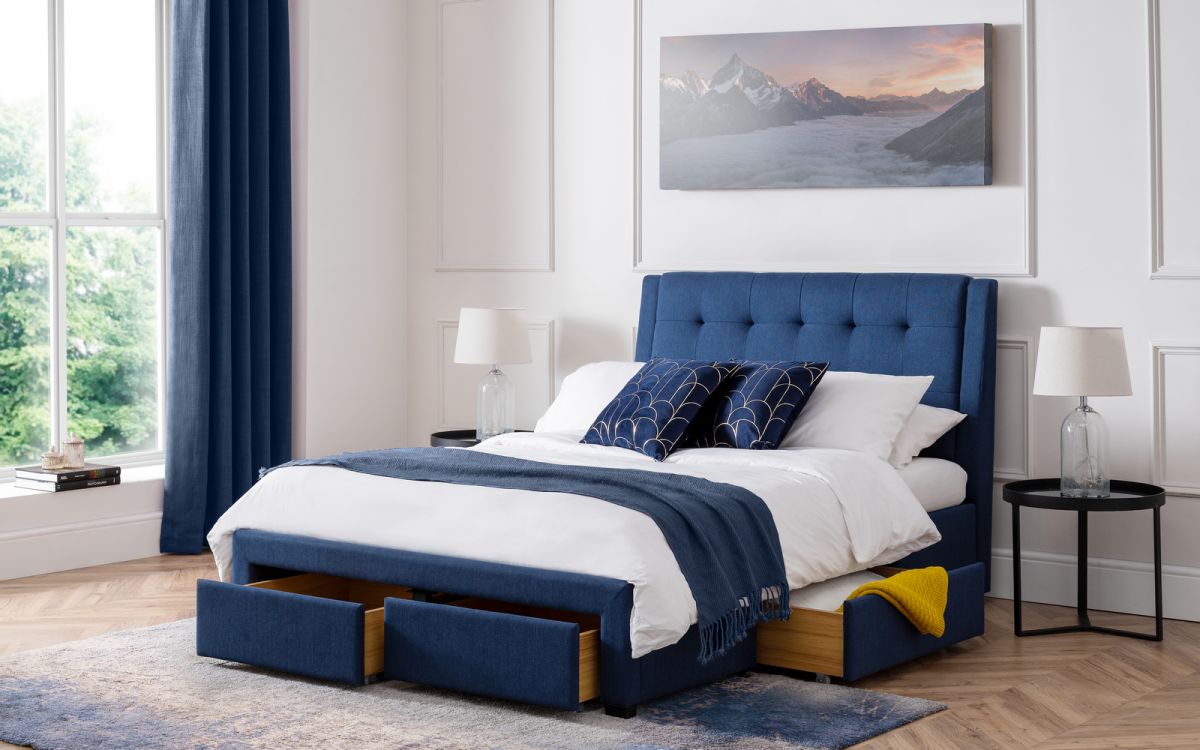 Fullerton 4 Drawer Bed - Blue - Image 3