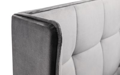 Gatsby Upholstery Bed - Light Grey - Image 4