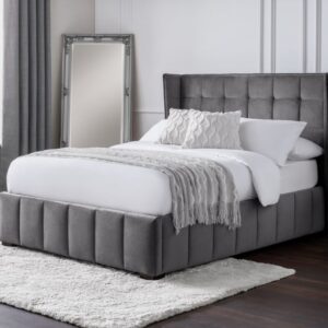 Gatsby Upholstery Bed - Light Grey
