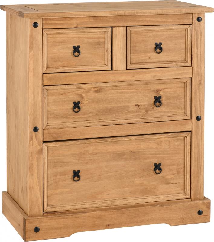 Corona 2+2 Drawer Chest - Image 2