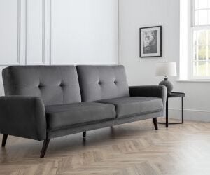 Monza Sofabed - Grey Velvet