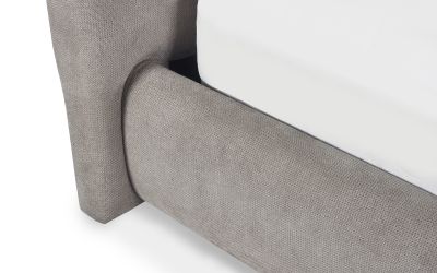 Odette Upholstery Bed - Light Taupe - Image 3