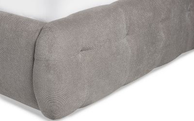 Odette Upholstery Bed - Light Taupe - Image 4