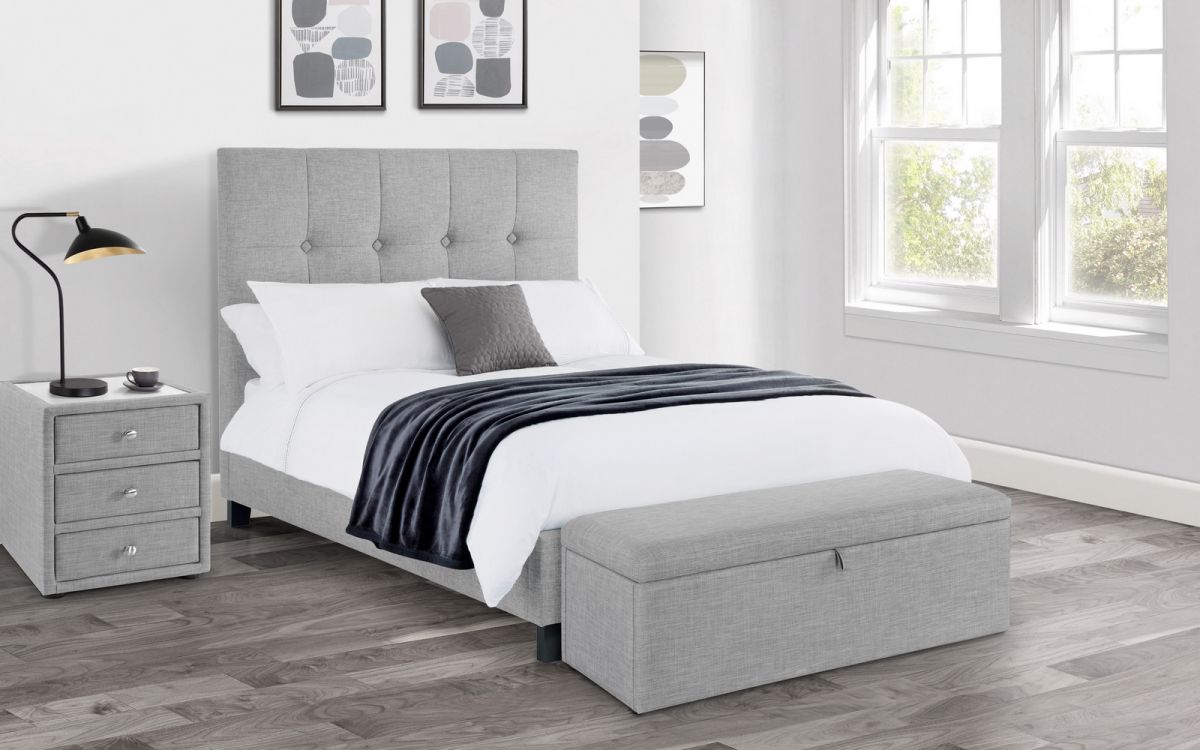 Sorrento High Headboard Upholstery Bed - Image 2