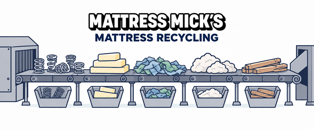 Mattress Micks Recyling service.